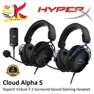 HYPER-X HYPERX CLOUD ALPHA S 7.1 SURROUND SOUND GAMING HEADPHONE HEADSET - BLUE (4P5L3AA)/ BLACK (4P