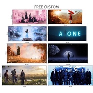 CUSTOM GAMING MOUSEPAD 70x30/80x30/80x40/90x40