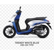 striping stiker lis motor honda genio cbs iss 2019 putih rotrwu 5990om