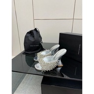 Dries Van Noten SS2025 Ladies Beaded Wedge Sandals