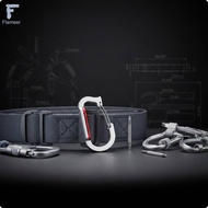 [Flameer] Climbing Safety Harness Carabiner Hook Tool Attachment Aluminum Accessory for Rope Access 