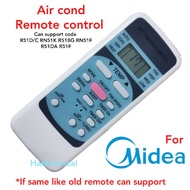 air cond remote control for midea R51D/C RN51K R51BG RN51F R51DA R51F