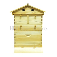 Upgraded self flowing bee hive complete set with automatic honeycomb flow, honeycomb and spleen bee