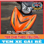 EXCITER 150 MX REMOVABLE STICKER