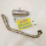 KNALPOT RACING BPAZZ KAPSUL ROAD RACE KOLONG FULL CACING BEBEK JUPITER GTX VEGA SMASH SUPRA SHOGUN K
