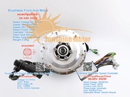 (สต๊อกในไทย) ชุดแปลงจักรยานไฟฟ้า ล้อหน้า 36/48V 350W ดิสก์เบรก Disk Brake Front Wheel Hub Motor Electric Bike Conversion Kit มอเตอร์ฮับดุมล้อหน้า มอเตอร์ดุมล้อ ชุดมอเตอร์ประกอบจักยานเองแบบง่ายๆ Rated Voltage:DC36/48V Speed:36V 400RPM Speed:48V 530RPMRated