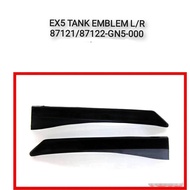 HONDA EX5 TANK EMBLEM 100% ORIGINAL 87121/87122-GN5-000