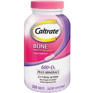 美國Caltrate佳存 鈣片600毫克 + D3 + 礦物質 320片 [有效日期 07/2026]