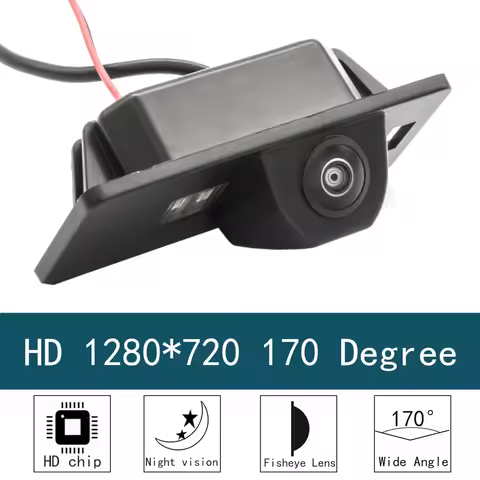For Audi Q3/Audi Q5 8R/Audi Q7 HD 1280*720 Fisheye Lens 170 Degree Starlight Night Vision Car Revers