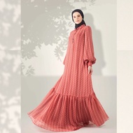 Dress Muslim Mandjha Ivan Gunawan - Devine B.Red Dress | Abaya gamis