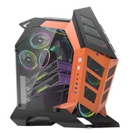 เคสเกมส์มิ่ง Darkflash Dark Knight K1 ATX PC Case (Orange-Black)