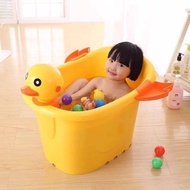 Np Toys อ่างอาบน้ำเป็ด อ่างอาบน้ำเด็ก อ่างอาบน้ำเป็ดเหลืองขนาดใหญ่/ทรงสูง/มีเก้าอี้รองนั่ง NP.013