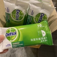 DES ทิชชู่เปียก ทิชชู่ baby พร้อมส่งDettol Sanitizing Wipes เดทตอล ผ้าเปียก แผ่นทำความสะอาด กระดาษเป