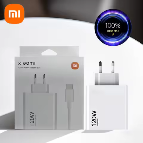 Xiaomi 120W Super Fast Charger Turbo Hyper Charge Adapter for Mi 15/14/13/11T Ultra Pro Redmi 12C No