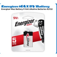 Energizer MAX 9V Battery 9 Volt Alkaline Batteries 6LF22