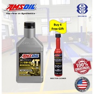 AMSOIL MOTORCYCLE 4T PERFORMANCE 15W50 100% Fully Synthetic (1 Quart) 946ml Engine Motor Racing Oil 