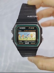 HUBSTORE CASIO 卡西歐 Casioak F91 F91W F-91 F-91W F-91W-3 F-91WM-1B F-91W-1D F-91WB-1A F-91WB-2A1 F-91W
