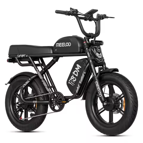 MEELOD M8DM adult E-bike 750W*2 48V 32Ah battery commute Electric Bike,20-inch Fat Tire E-Mountain b
