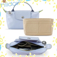 HILDAR Linner Bag, Storage Bags Multi-Pocket Insert Bag, Durable Felt Portable Travel Bag Organizer Longchamp Mini Bag