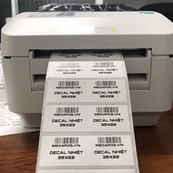 Thermal decal of 2 stamps, size 35x22mm, thermal printing paper, decal for printing thermal barcode 