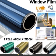 1 roll tinted film/ Tinted rumah / Window Film / tinted kereta/ Reflective Film / Mirror Film / tinted film/