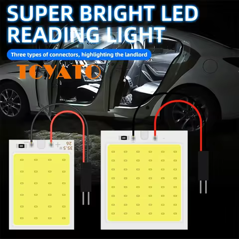 TCYATO 4pcs Festoon COB LED Bulbs 31mm 36mm 39mm 41mm with T10 BA9s C5W Socket Car Dome LIght Auto I