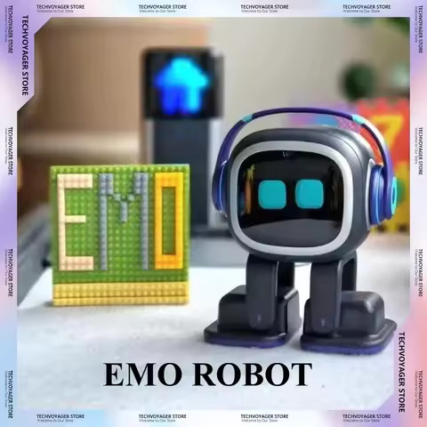 EMO Intelligent AI Robots Emotional Support Interactive Desktop Voice Recognition EMO Go Home Robot