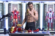 全新啡盒未開 Hottoys MMS191 鐵甲奇俠東尼史塔克實驗室場景 New sealed Hot Toys 1/6 MMS191 Iron Man 3 Tony Stark Armor Test
