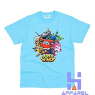 [ส่วนลดใหม่! จัดส่งทันที] เสื้อยืด พิมพ์ลาย Super WINGS สําหรับเด็ก เสื้อยืดเด็ก