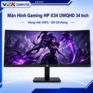 HP X34 UWQHD 34 Inch Gaming Monitor, Ultrawide Gaming Computer Monitor Sharp Display | V2K