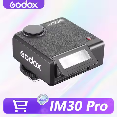 zv1 Flash GODOX iFlash iM30 Pro Mini Camera ISO 25-1600 GN15 for Canon Fuji f1-230 Sony zve10 Ricoh