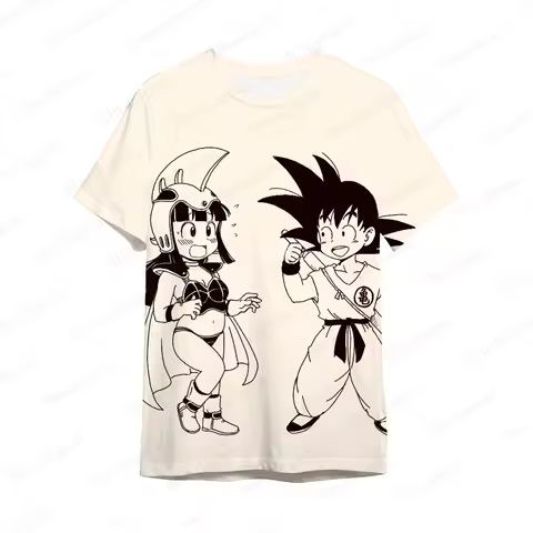 Dragon ball Anime High Street Vegeta Funny T-Shirts Goku Gym Man Y2k Clothes Harajuku Style Anime Su