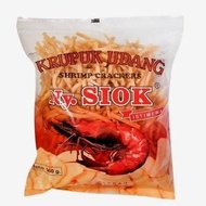 kerupuk udang stick(panjang) nyonya siok/ny. SIOK. uk 500gram