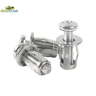 [DelicationS] 10pcs M5/M6 Ja Nuts Car Metal Screw Petal Nuts Screw For Hollow Wall Iron Skin