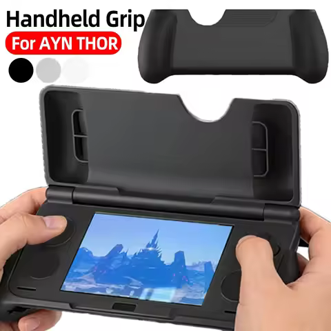 For AYN THOR Dual Screen Game Console Grip for AYN THOR Portable Joypad Handheld Grip Silicone Game 