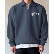 UNISEX RUGBY SWEATER RUGBY SWEATER RUGBY SWEATER DISTRO SWEATER ZIPPER COLLAR SWEATER RUGBY SWEATER