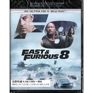 Fast &amp; Furious 8《狂野時速8》(2017) (4K Ultra HD + Blu-ray) (北歐版) [4K UHD BD + 藍光影碟]