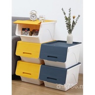 Oblique Mouth 37L Toy Front Opening Storage Box Storage Basket Whole Storage Box Snack Storage Box C