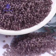 10gs MIYUKI Round Rocailles Beads Japanese Seed Beads 11/0 (RR142F) Matte Transparent Smoky 2x1.3mm 