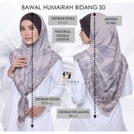 Tudung Bawal Humaira Ezzufirda, Premium tudung,Tudung bawal.awning scuba Ezzufirda