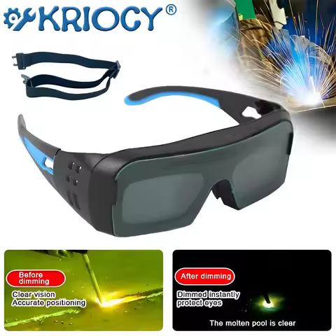 Auto Darkening Welding Glasses Solar Power Safety Protective Welders Glasses Argon Arc Welding Equip