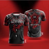 👕3D clothing OWL SOCIETY 8 FULL SUBLIMATION SHIRT Design 3D T Shirt