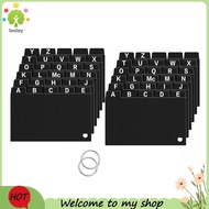 【lesley】62 Pieces Black Index Card Dividers 3x5, Alphabetical Tabbed Index Card Dividers with Ring I