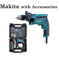 MAKITA Hammer Drill for Concrete Wall/ Masonry/ Steel/ Wood/ With Accessories