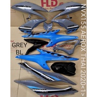 Cover Set Nvx155 V1 Aerox Thai 2020 Grey/Blue ( Hld Tanam Sticker )