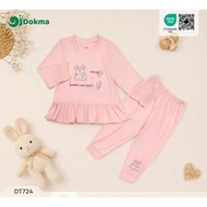 Dokma (8-14.2kg) Children's Long-Sleeved Shirt Set-DT724 Baby Long-Sleeve Clothes (6-36M)