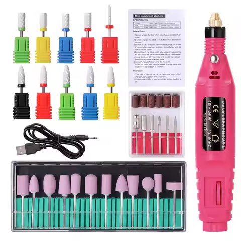 LINMANDA High Quality Nail Drill Machine Set Electric Nail Sander Gel Polish Remover Tools Driller M