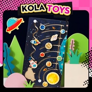 Busy board recognizes 8 planets in the solar system, QC Store science educational toys