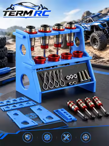 1 Set Magnetic Damper Stand for Kyosho RC Car Shock Absorber Tool Holder (Blue)