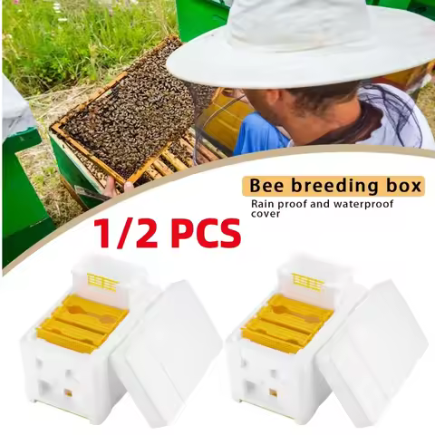 1-2Pcs Bee Hive Beekeeping Tools Foam Pollination Boxes Bee Nest Tool Multi-Function Beehive Beekeep
